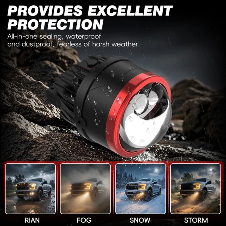 40W 5500LM Laser Bi Projector Lens Replace 12V Car Fog Lamp high quality