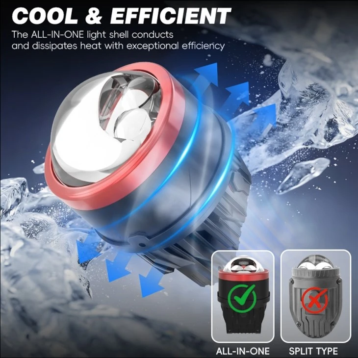 40W 5500LM Laser Bi Projector Lens Replace 12V Car Fog Lamp price
