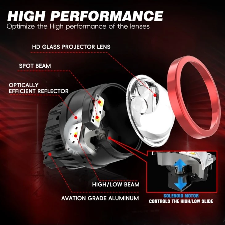 40W 5500LM Laser Bi Projector Lens Replace 12V Car Fog Lamp suppliers